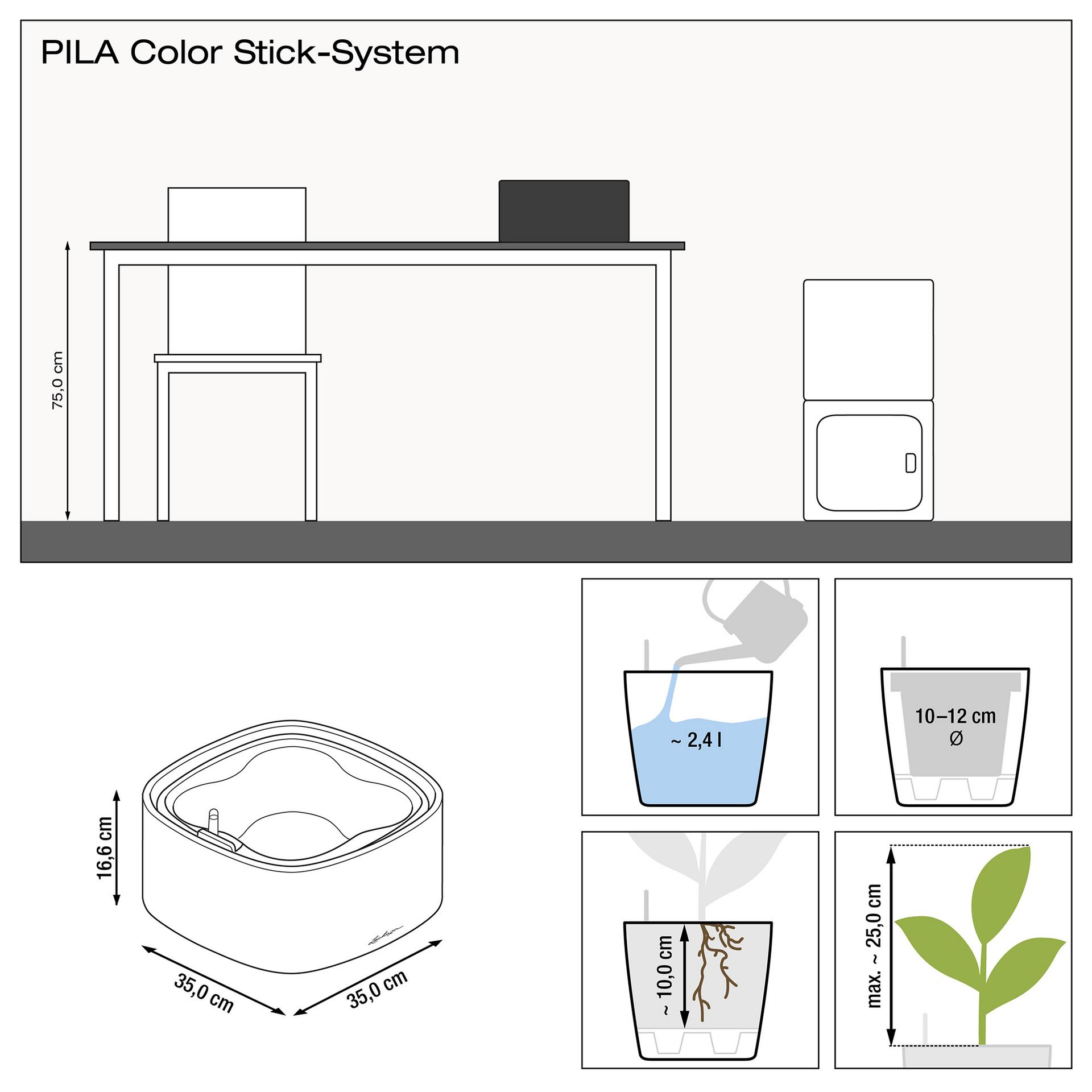 PILA Color Stick sandbraun